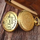 "To My Grandson" Gold Pocket Watch