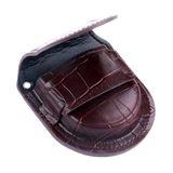 Brown Vintage Bonded Leather Pouch