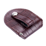 Brown Vintage Bonded Leather Pouch