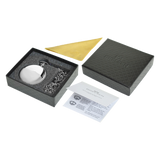 Sleek Silver Analog Quartz Pocket Watch