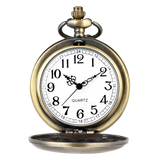Retro Bronze Analog Quartz Pocket Watch