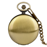Retro Bronze Analog Quartz Pocket Watch