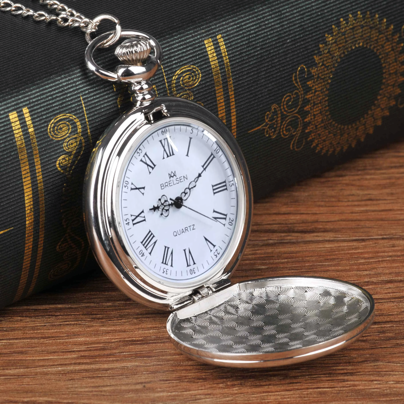 "To My Son" Silver Pocket Watch