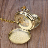 Royal Gold Double Hunter Mechanical Pocket Watch