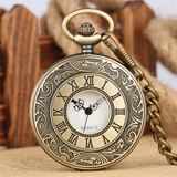 Bronze Analog Quartz Demi Pocket Watch