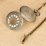 Bronze Analog Quartz Demi Pocket Watch