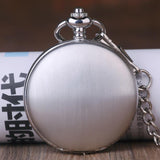 Royal Silver Double Hunter Mechanical Pocket Watch