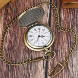 "To My Grandson" Bronze Pocket Watch