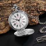 "To My Grandpa" Silver Pocket Watch