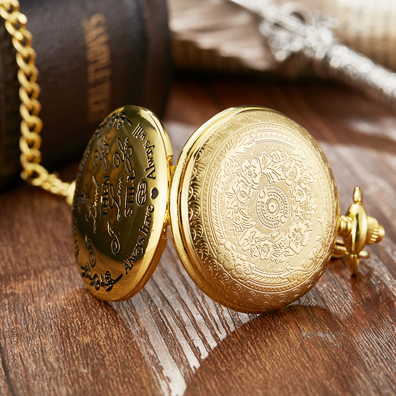 "To My Husband" Gold Pocket Watch