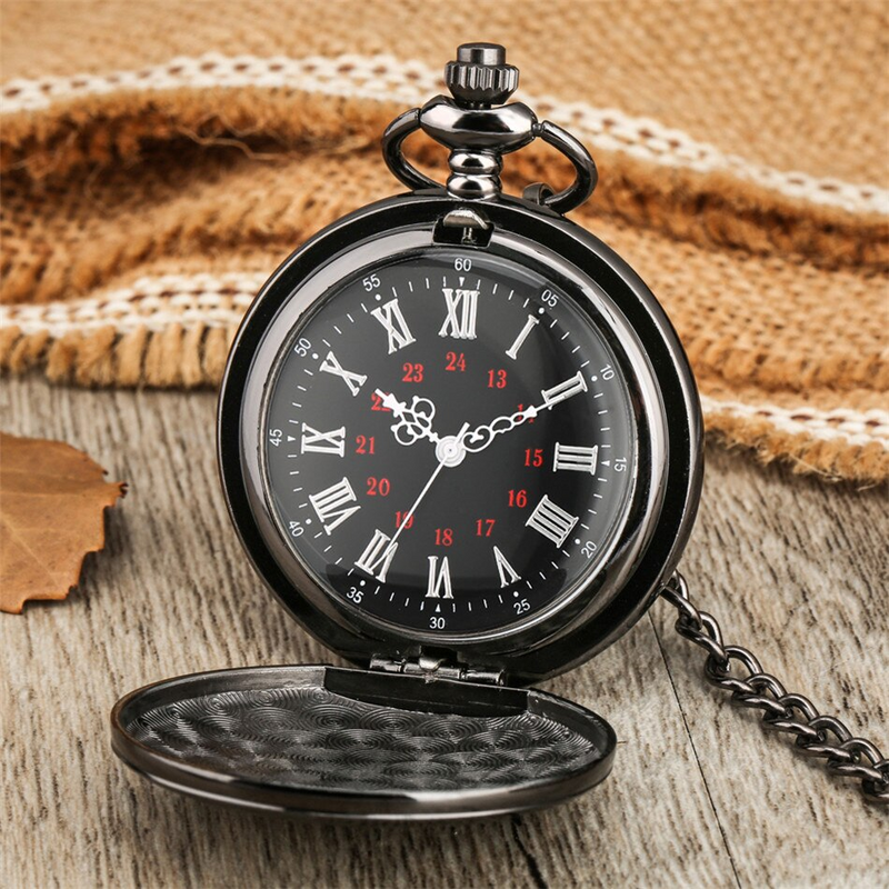 "To My Daughter" Black Pocket Watch