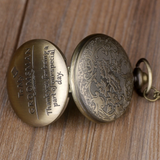 "To My Groomsman" Bronze Pocket Watch