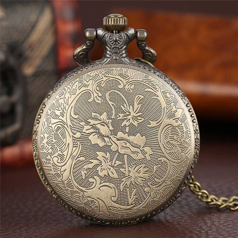 "Dad" Engraved Bronze Pocket Watch