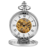 Mechanical Full Hunter Roman Pocket Watch