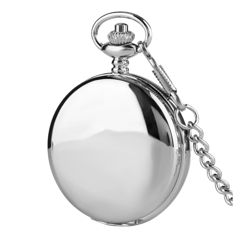 Mechanical Full Hunter Roman Pocket Watch