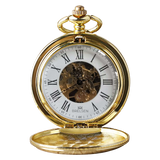 Royal Gold Double Hunter Mechanical Pocket Watch