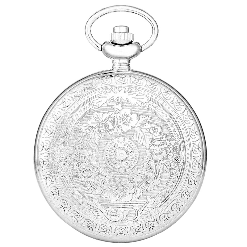 "To My Grandson" Silver Pocket Watch